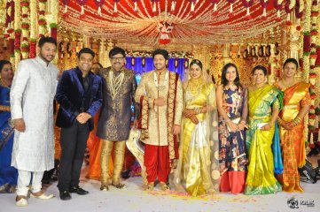 Music Director Koti Son Rajeev Wedding Reception Photos